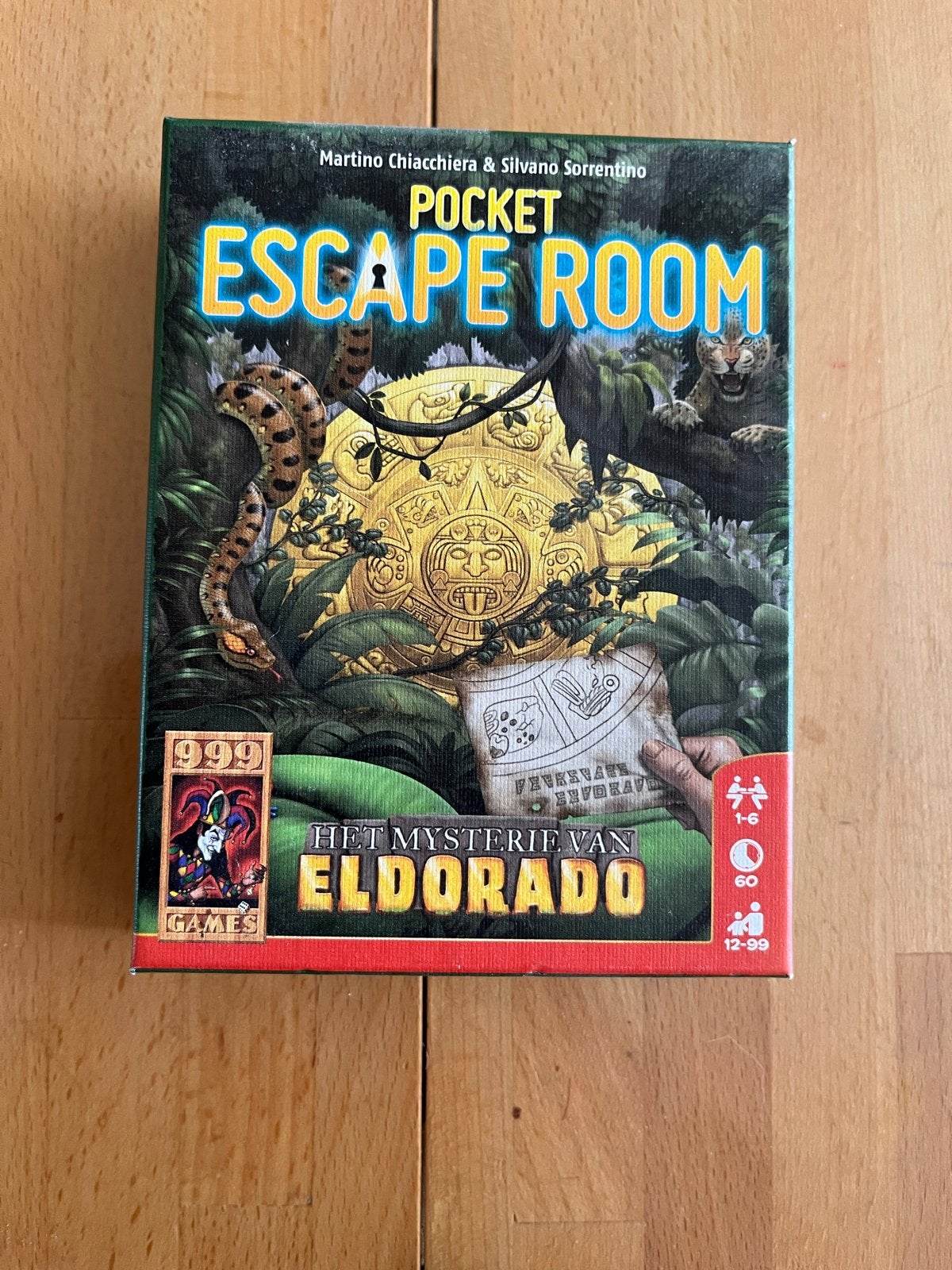 Pocket Escape Room: Het Mysterie van Eldorado - 999 Games, Hobby en Vrije tijd, Gezelschapsspellen | Bordspellen, Vijf spelers of meer