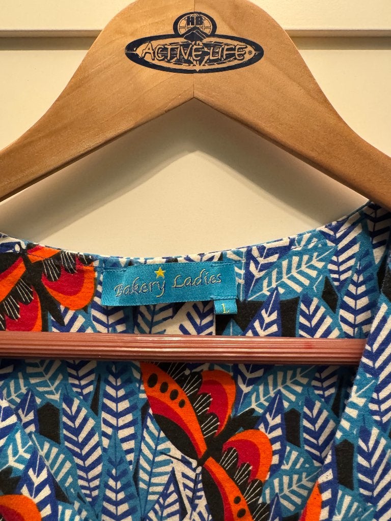 jurk Bakery Ladies xl, Kleding | Dames, Blauw, Maat 42/44 (L), Ophalen of Verzenden, Zo goed als nieuw
