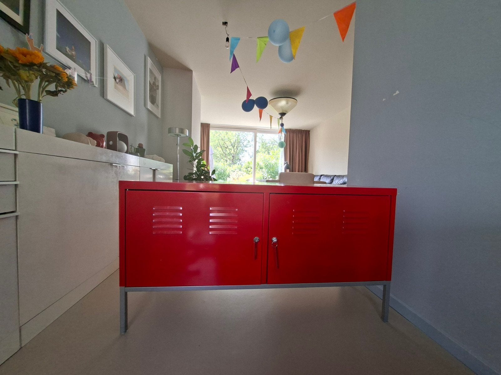 Ikea PS Kast Rood - Gebruikt, Ophalen, Gebruikt