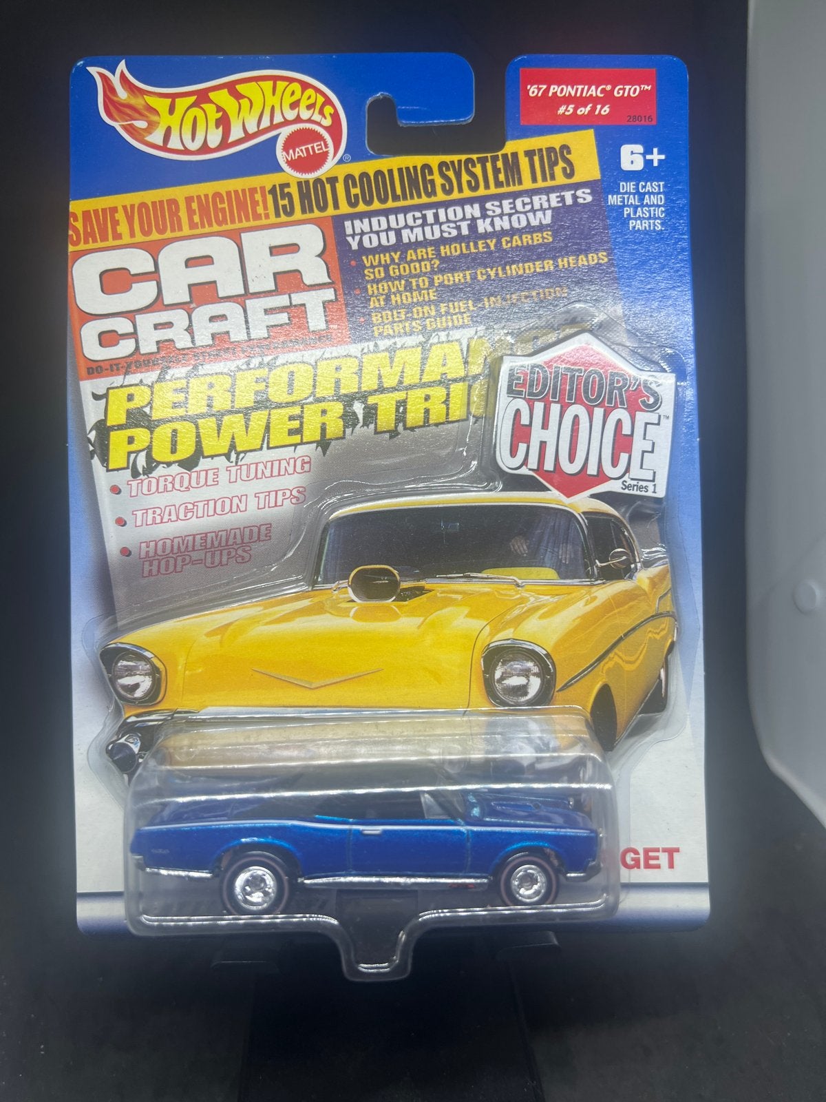Hot Wheels Car Craft '67 Pontiac GTO #5/16 - Nieuw in verpak, Ophalen of Verzenden, Nieuw