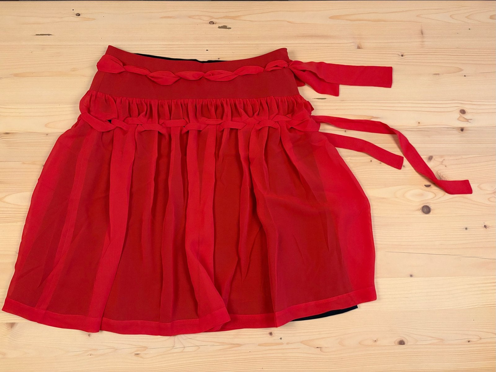 VEZARO Rode Dirndl Rok Maat 38, Kleding | Dames, Rokken, Maat 38/40 (M), Nieuw, Ophalen of Verzenden, Boven de knie