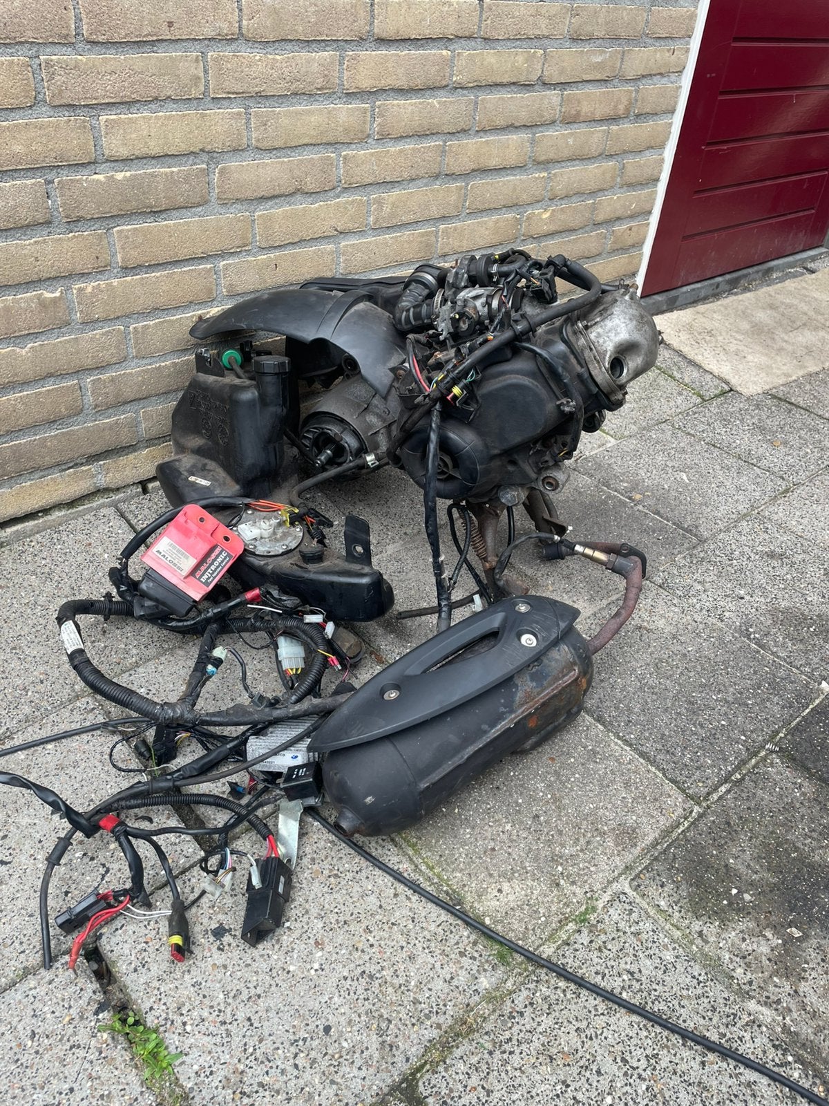 Piaggio zip 4t injectje ombouw pakket+malossi ecu, Ophalen of Verzenden