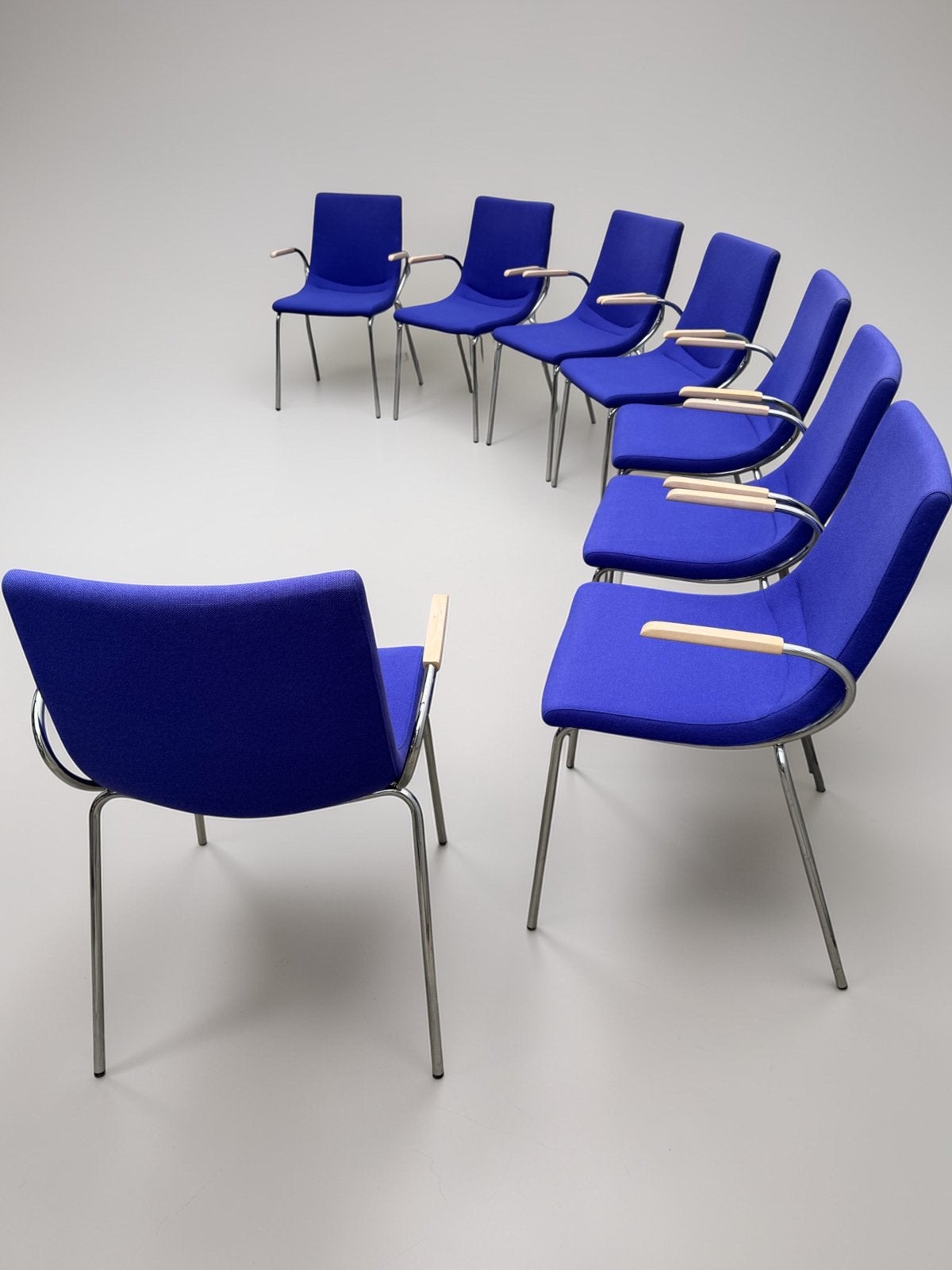 8x artifort dive stoelen, Huis en Inrichting, Stoelen, Zo goed als nieuw, Stof, Ophalen of Verzenden