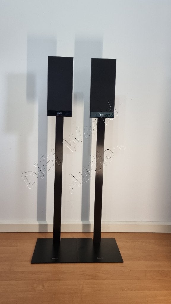 KEF T101 ultra slanke met originele stands, Speakerset, Ophalen of Verzenden, Zo goed als nieuw, 60 tot 120 watt