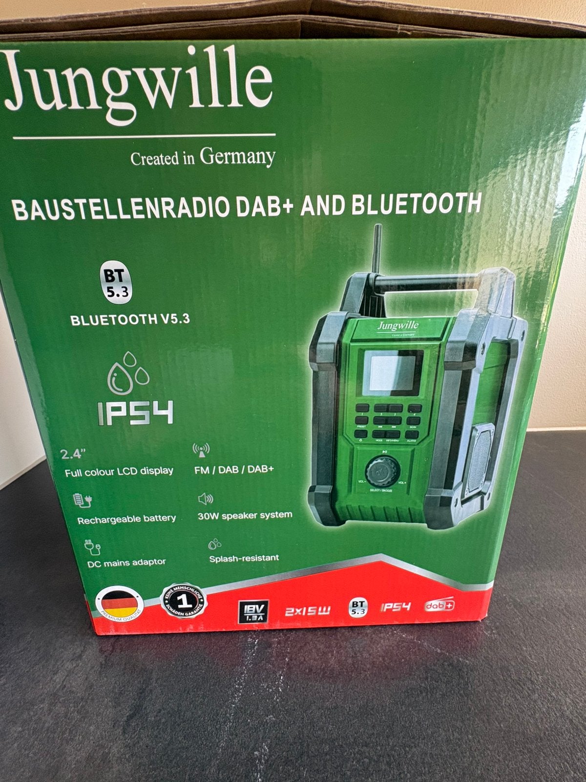 Nieuwe jungwille dab bouw radio inclufief adapter set, Ophalen of Verzenden, Nieuw