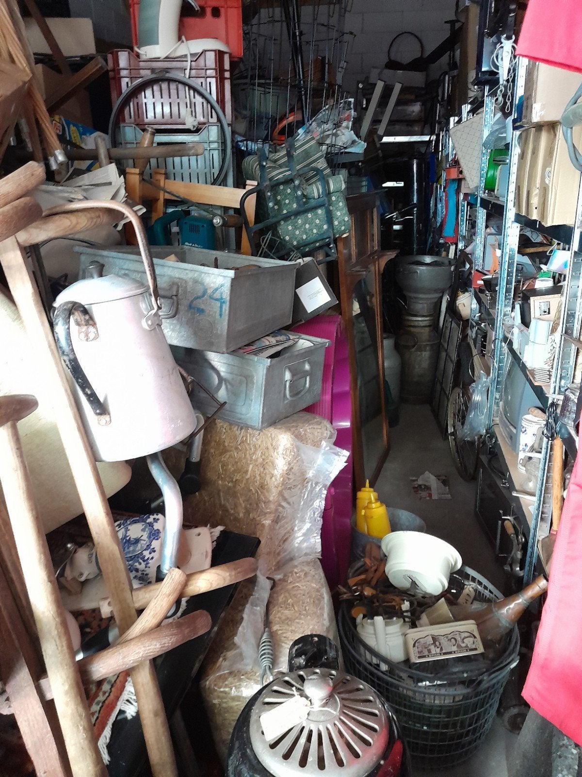 Garage verkoop, Ophalen