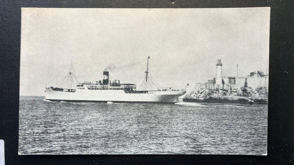 CONTESSA  (USA 1930) later LEEUWARDEN  vuurtoren, Verzamelen, Scheepvaart, Kaart, Foto of Prent, Ophalen of Verzenden