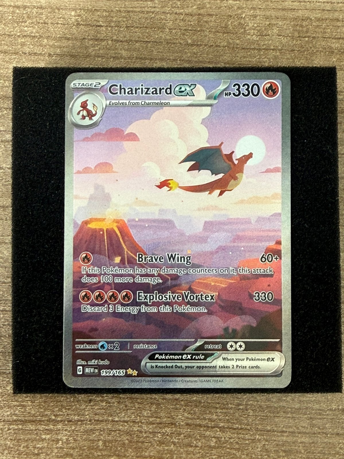 Charizard 199 S&V151 nm, Ophalen of Verzenden, Zo goed als nieuw