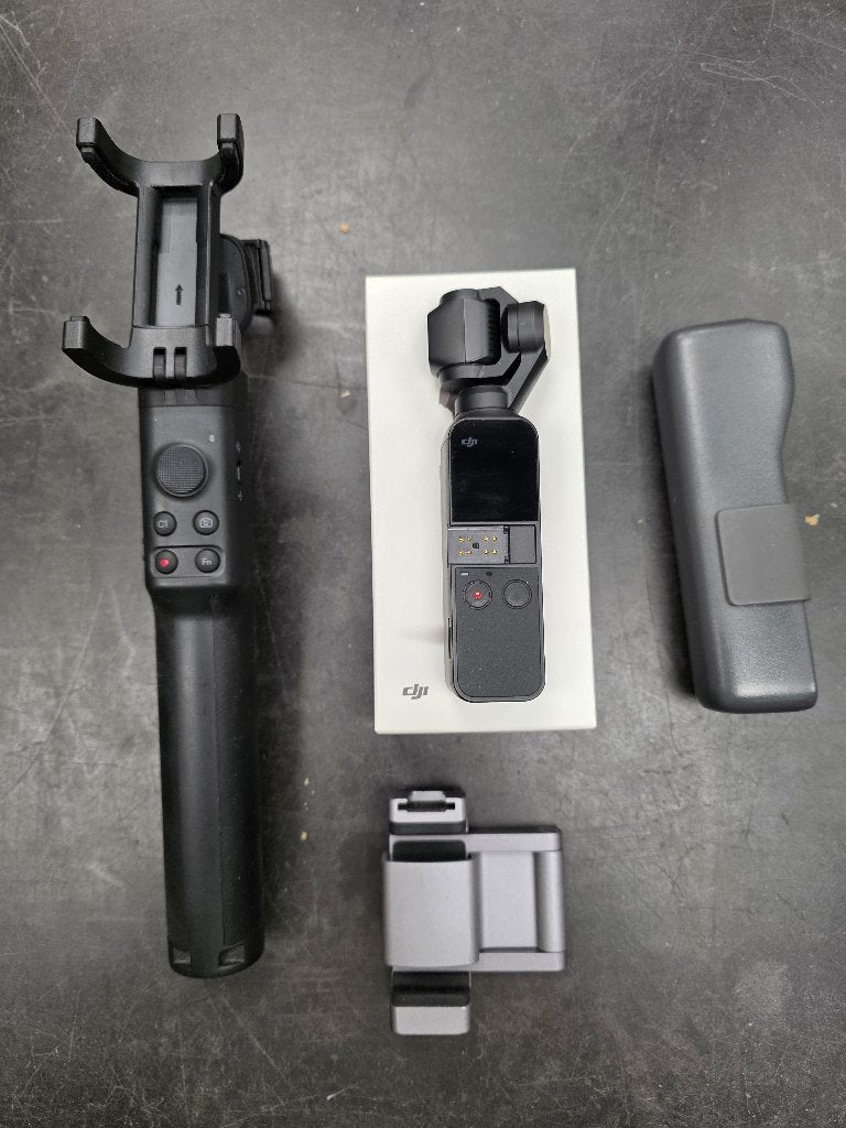DJI Osmo Pocket (1e gen) + Originele Extension Rod, Overige merken, Zo goed als nieuw, Geheugenkaart, Camera