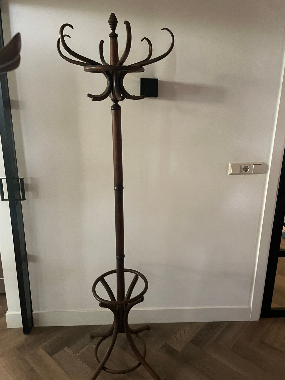 Vintage Thonet style staande kapstok, Gebruikt, Ophalen of Verzenden, Staande kapstok, 150 tot 200 cm
