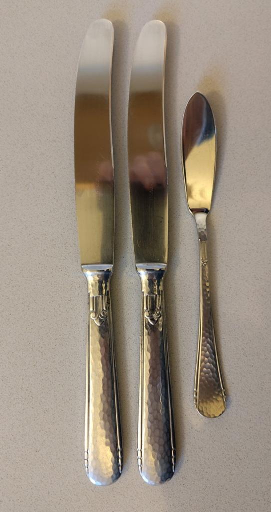 Gero Zilmeta 294 kruidnagel dinermessen botermesje samen, Ophalen of Verzenden