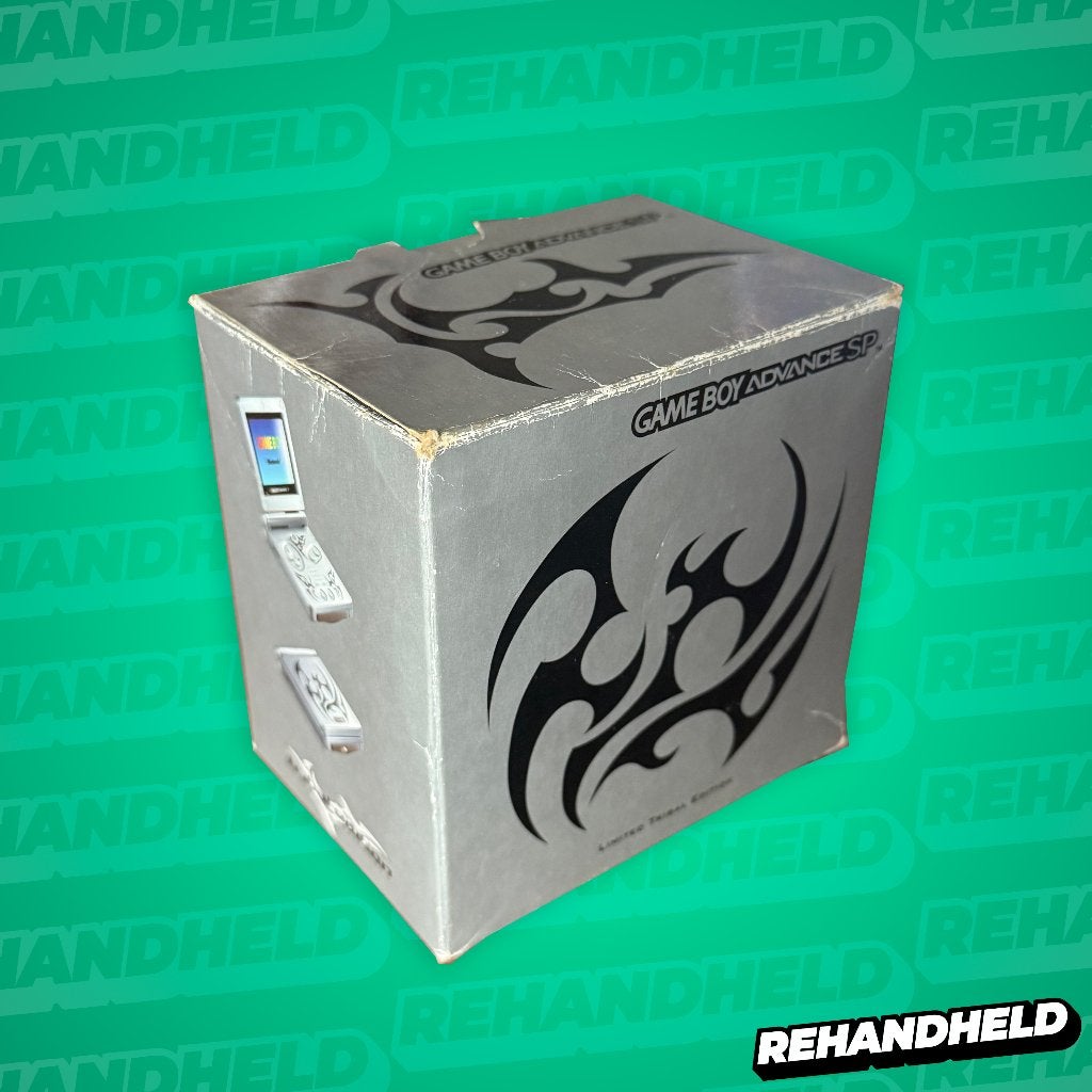 Nintendo Game Boy Advance SP Tribal Edition – (CIB), Spelcomputers en Games, Ophalen of Verzenden, Gebruikt, Game Boy Advance SP
