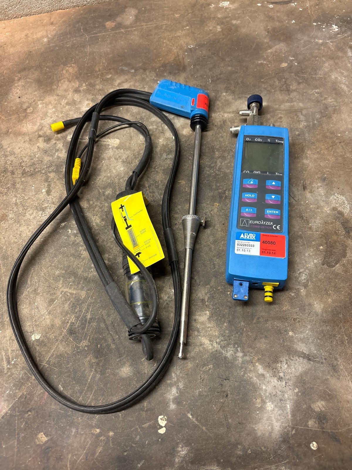 EUROLYZER Gasanalyzer voor ketelonderhoud, Ophalen of Verzenden