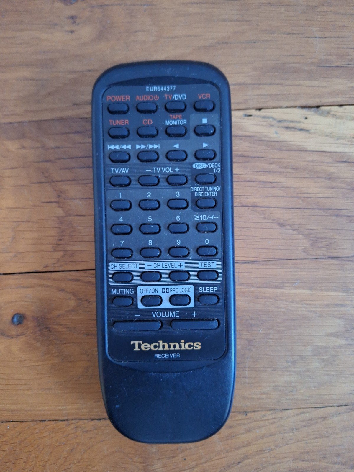 Originele Technics EUR644377 rc (o.a. SA-DX940/SA-AX730 ea), Ophalen of Verzenden, Zo goed als nieuw, Origineel, Receiver of Versterker