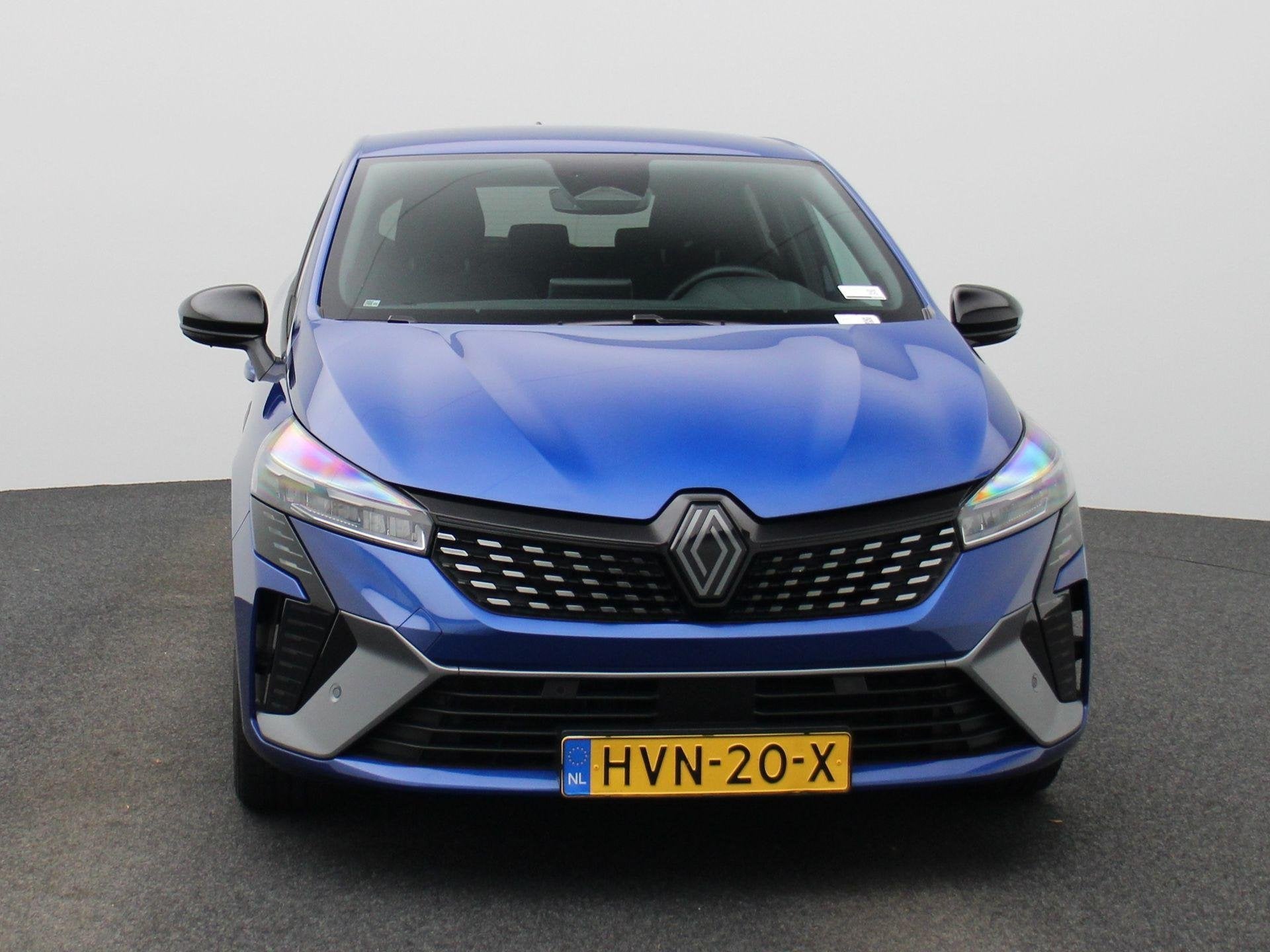 Renault Clio 1.6 E-Tech Full Hybrid 145 esprit Alpine | Adap, Auto's, Gebruikt, Euro 6, Blauw, Leder en Stof