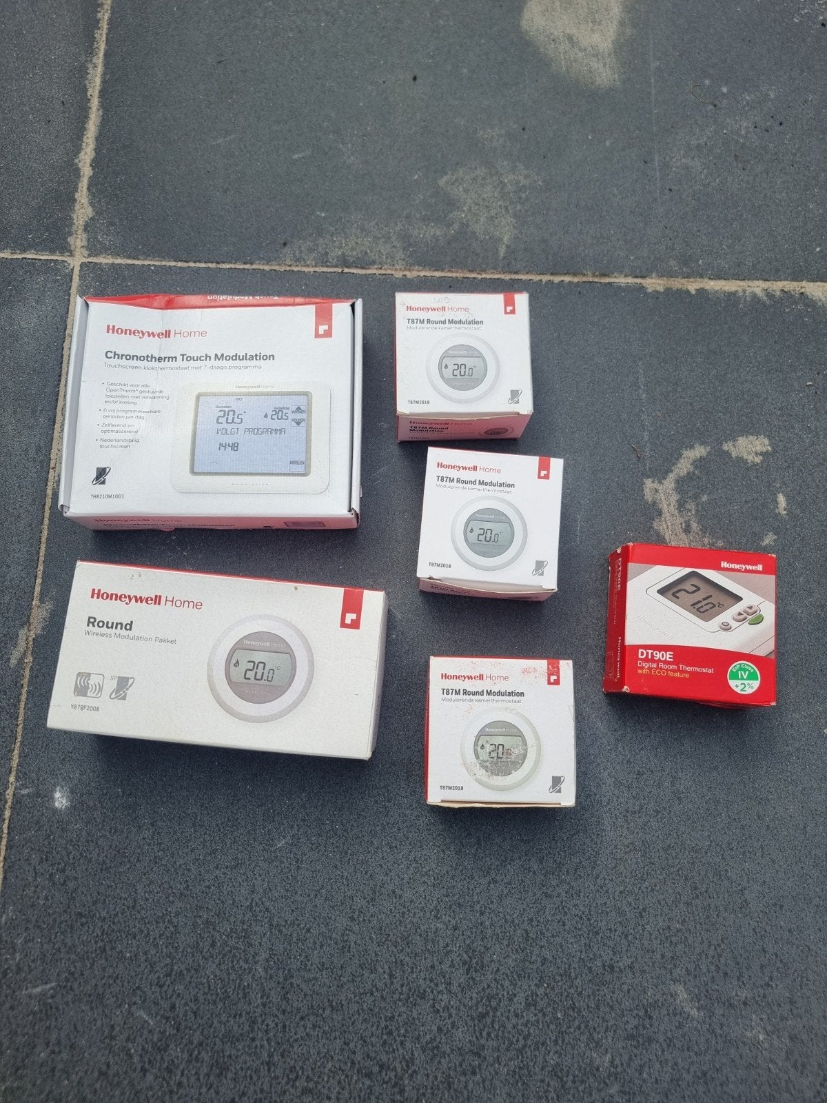 6 Honeywell thermostaten 1 koop € 200,-, Ophalen of Verzenden, Nieuw