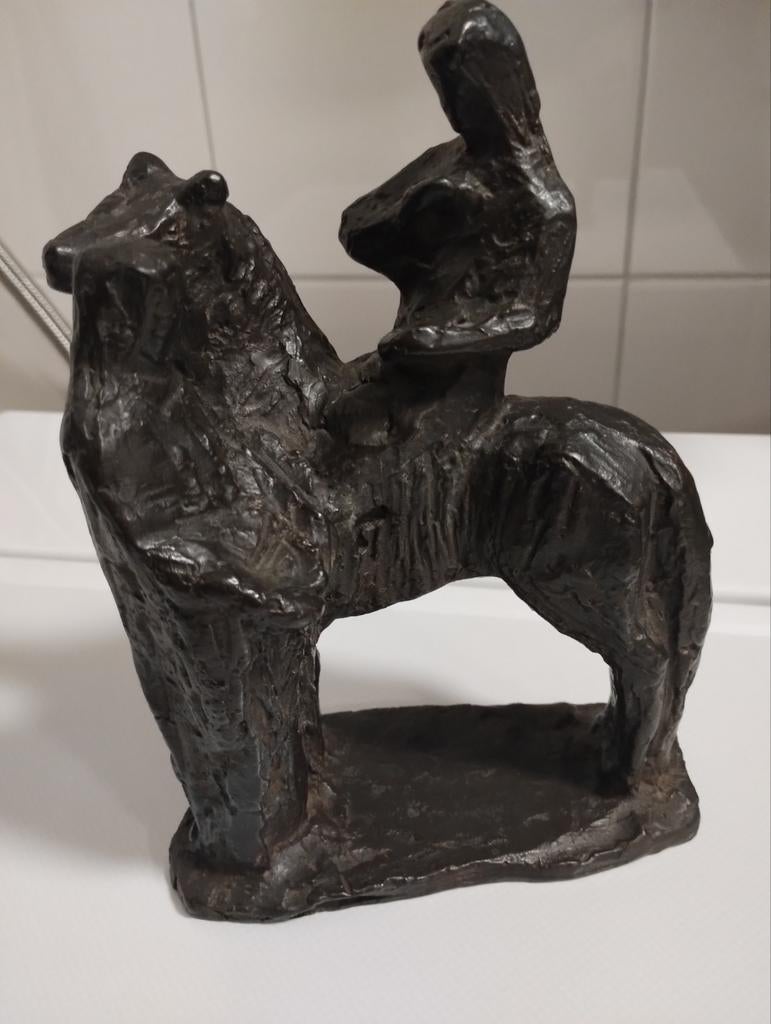 Mari Andriessen (1897-1979) brons beeld Heilige St Elisabeth, Ophalen of Verzenden