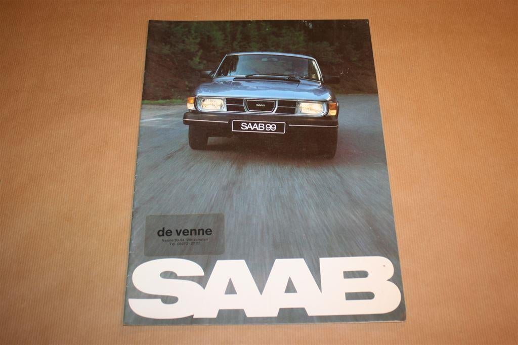 Reclame-uitgave - Saab 99 - 1981 !!, Ophalen of Verzenden, Zo goed als nieuw, Overige merken