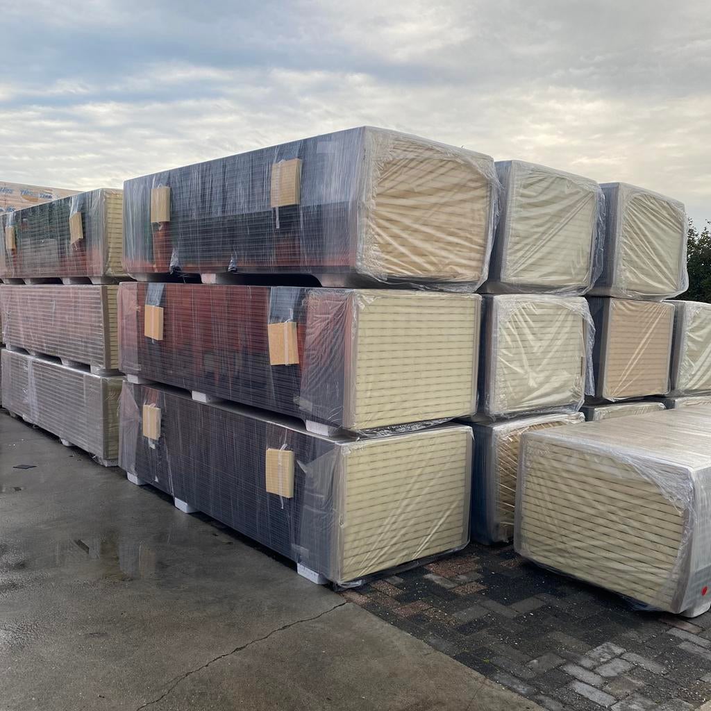 B-keus sandwichpanelen / wandpanelen 40mm, Antraciet 3,5 mtr, Doe-het-zelf en Verbouw, Platen en Panelen, Ophalen of Verzenden