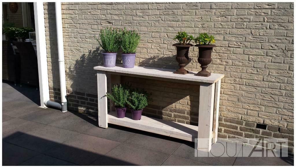 Sidetable steigerhout NIEUW!