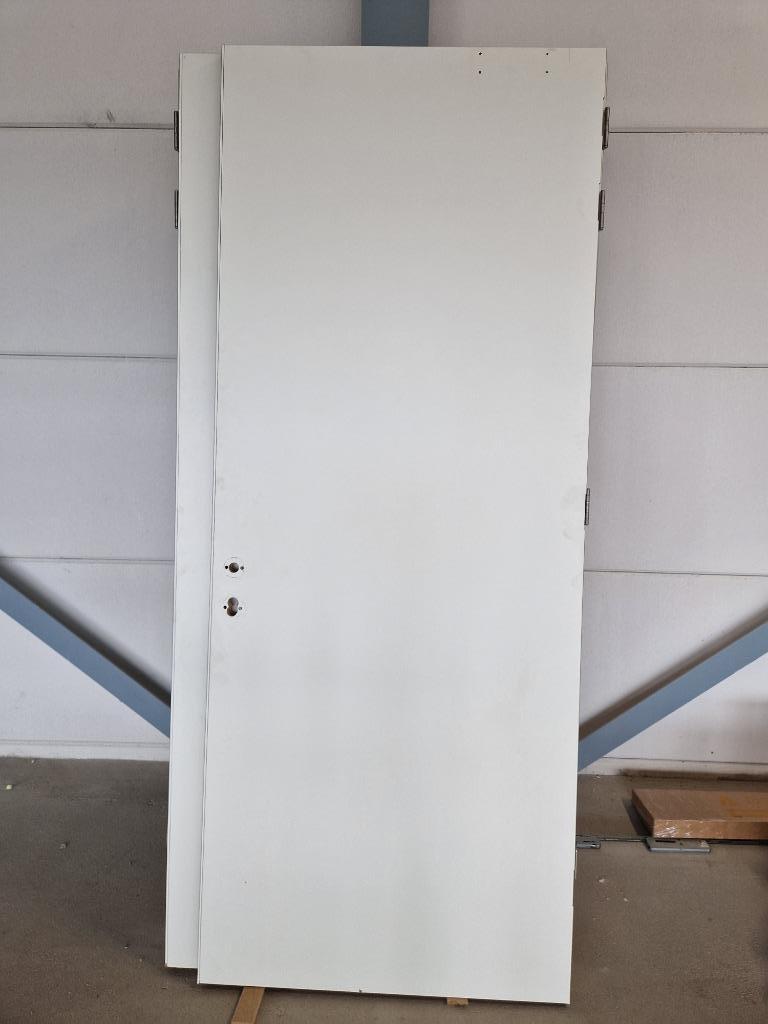 Witte hard houten deuren, Ophalen, 80 tot 100 cm, Binnendeur, Nieuw