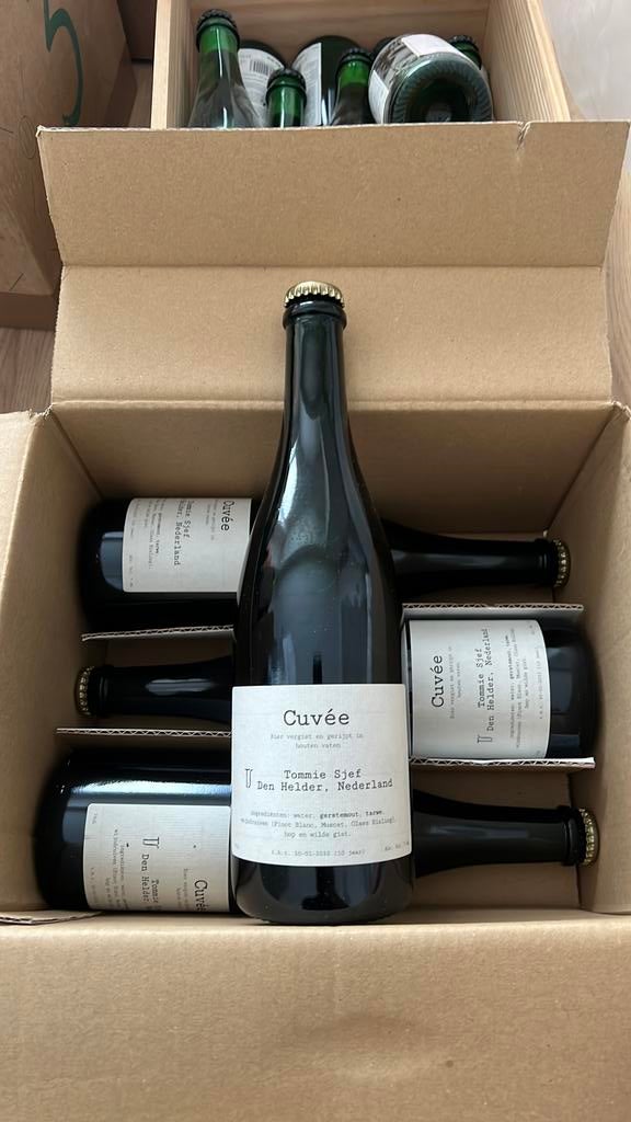 Tommie Sjef Cuvee 2022, Ophalen, Zo goed als nieuw, Flesje(s), Overige merken
