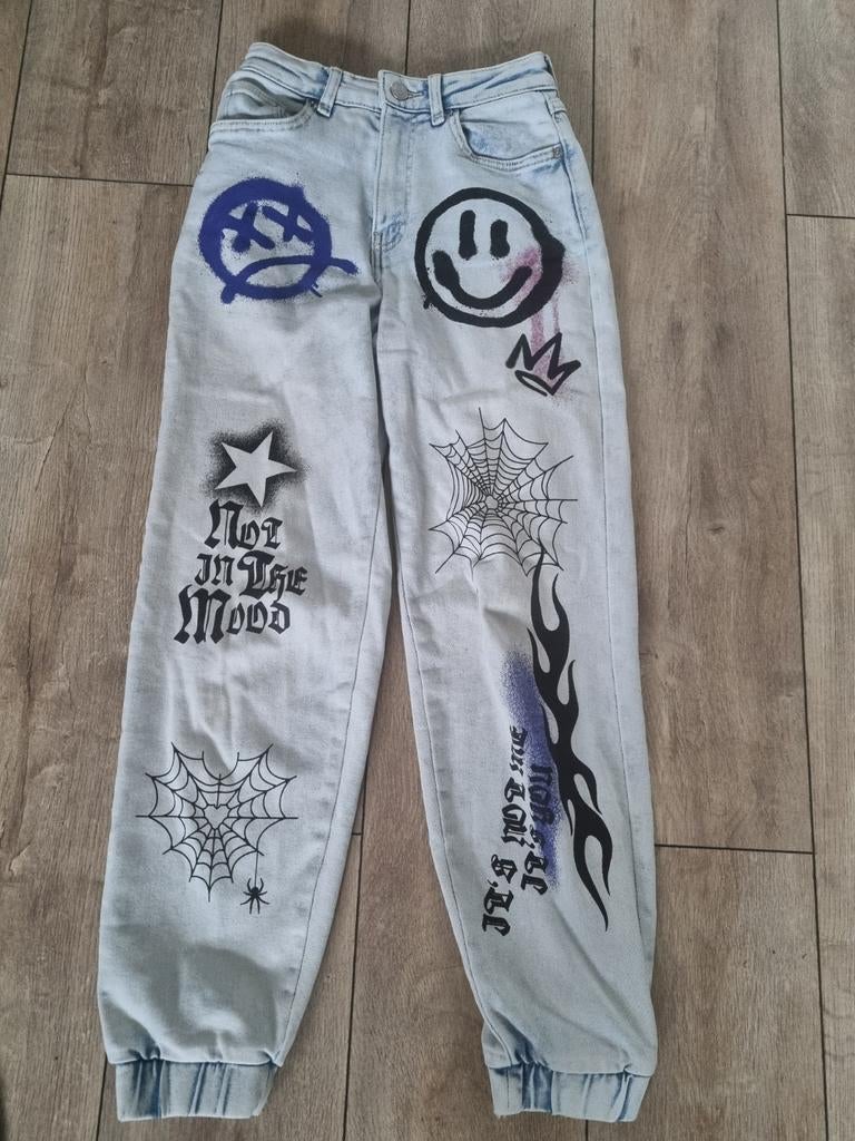 Stoere jeans meid maat XXS New Yorker, Kleding | Dames, Ophalen, Blauw, W27 (confectie 34) of kleiner, FB Sister