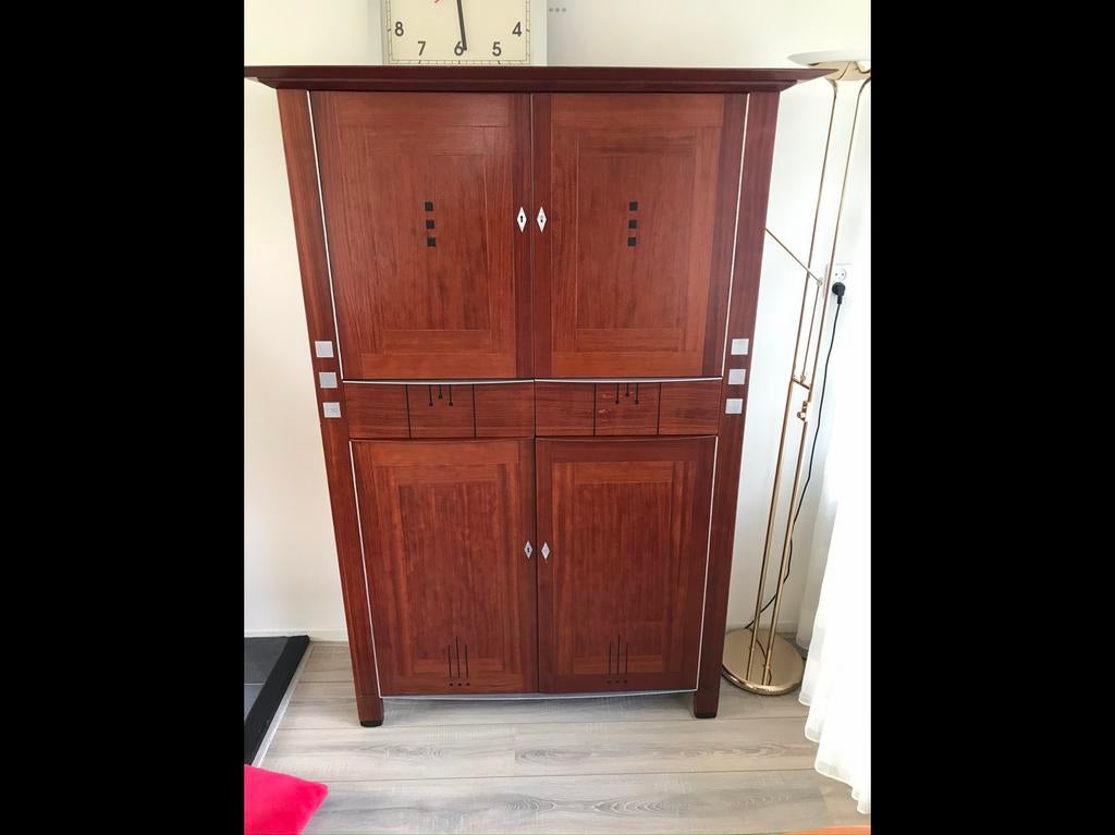 Schuitema decoforma servieskast, Huis en Inrichting, Kasten | Dressoirs, Ophalen of Verzenden, Zo goed als nieuw, 25 tot 50 cm
