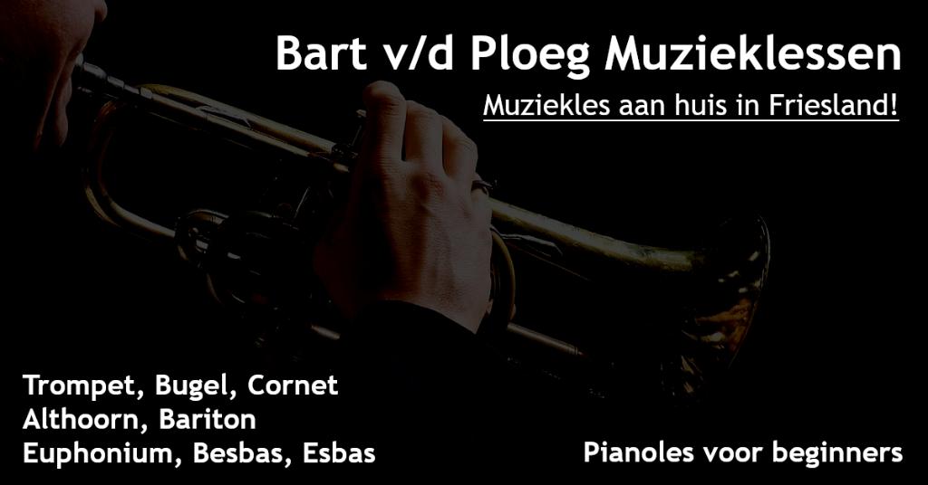 Muziekles aan huis | Pianoles & koper (trompet) | Friesland, Komt aan huis, Blaasinstrumenten