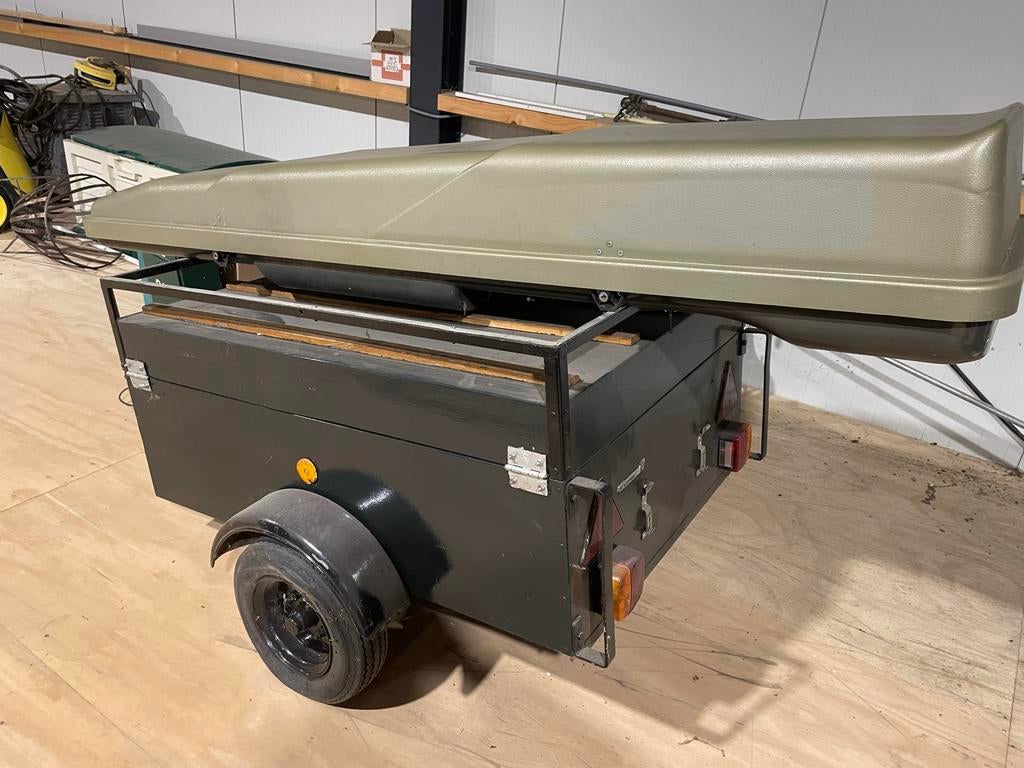 Aanhangwagen voor karpervissen, Ophalen, Gebruikt