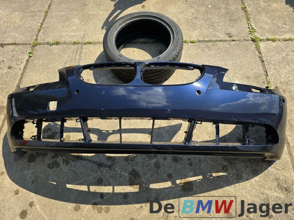 Voorbumper monacoblau BMW 5-serie E60 E61 51110149246, Gebruikt, Voor, Ophalen of Verzenden, Bumper