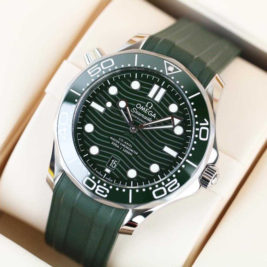 Omega Seamaster Diver 300m Green 42 (99% NIEUW/ 2024)