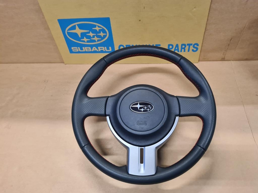 subaru brz STI stuur rode stiksels airbag nieuwstaat oem sti, Ophalen of Verzenden, Gebruikt, Subaru