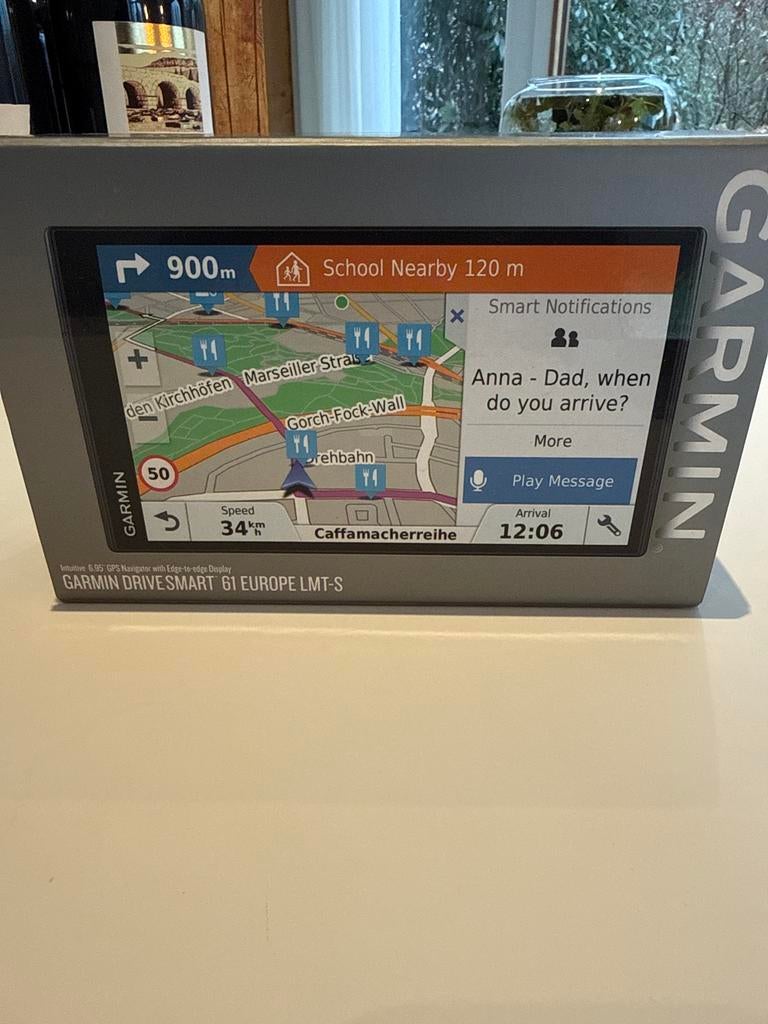 Garmin DriveSmart 61 LMT-S Navigatiesysteem, Ophalen of Verzenden, Zo goed als nieuw
