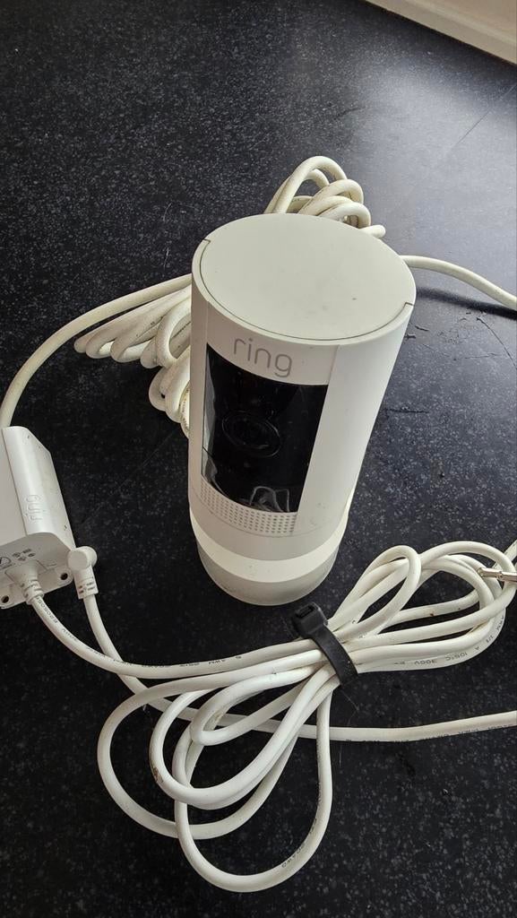 Ring Stick up camera met pan tilt mount., Audio, Tv en Foto, Videobewaking, Ophalen of Verzenden, Gebruikt, Buitencamera