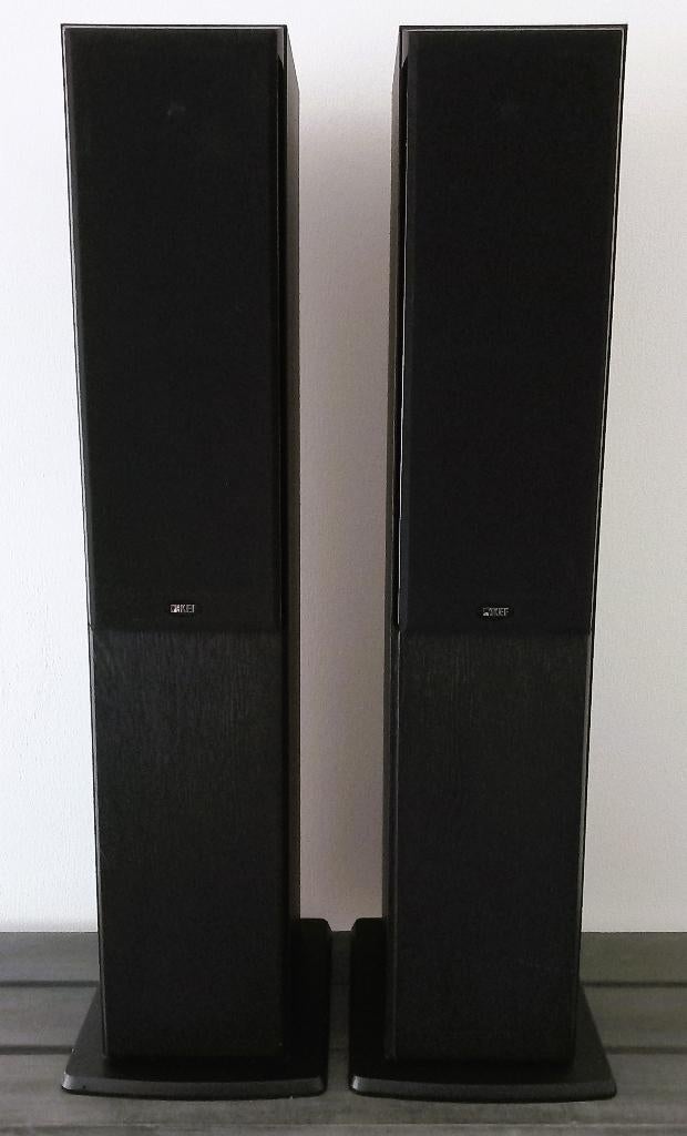 SNEL WEG - €110 - SET VAN 2 KEF Speakers – Type SP3653, Zo goed als nieuw, 60 tot 120 watt, Front, Rear of Stereo speakers, Ophalen