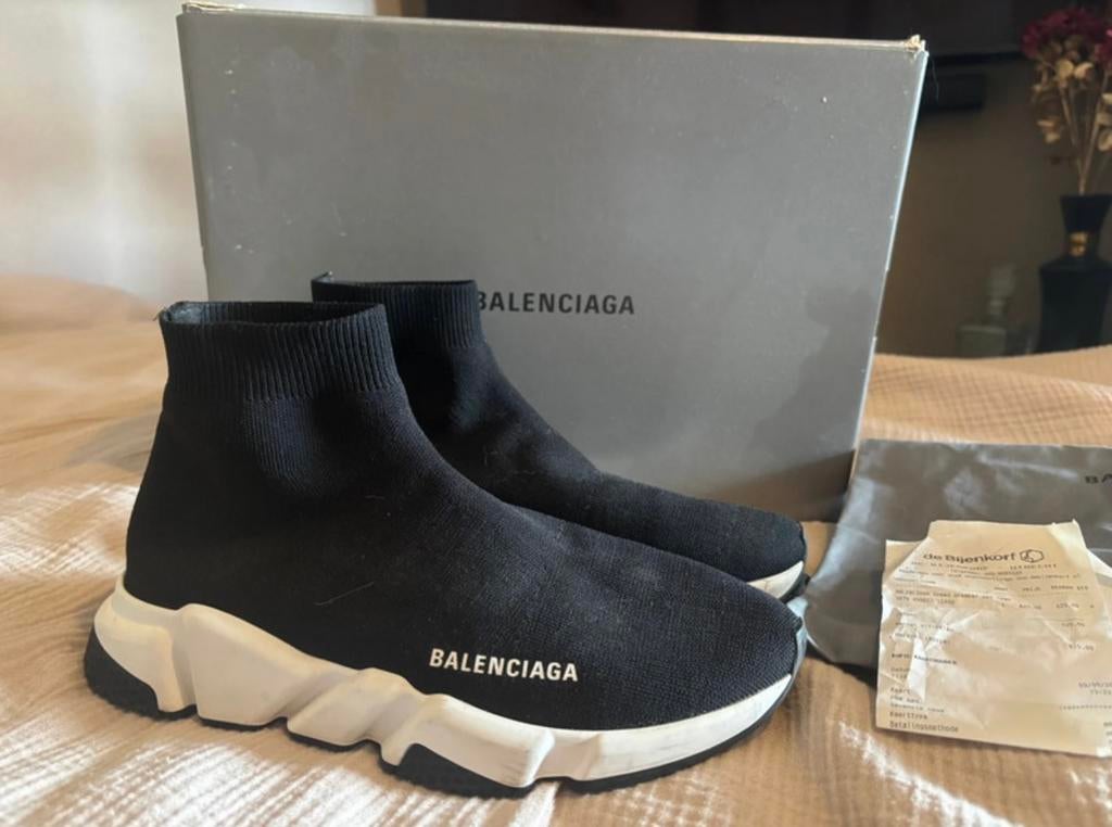 Balenciaga Speed Runner, Kleding | Dames, Schoenen, Zo goed als nieuw, Sneakers of Gympen, Zwart, Ophalen