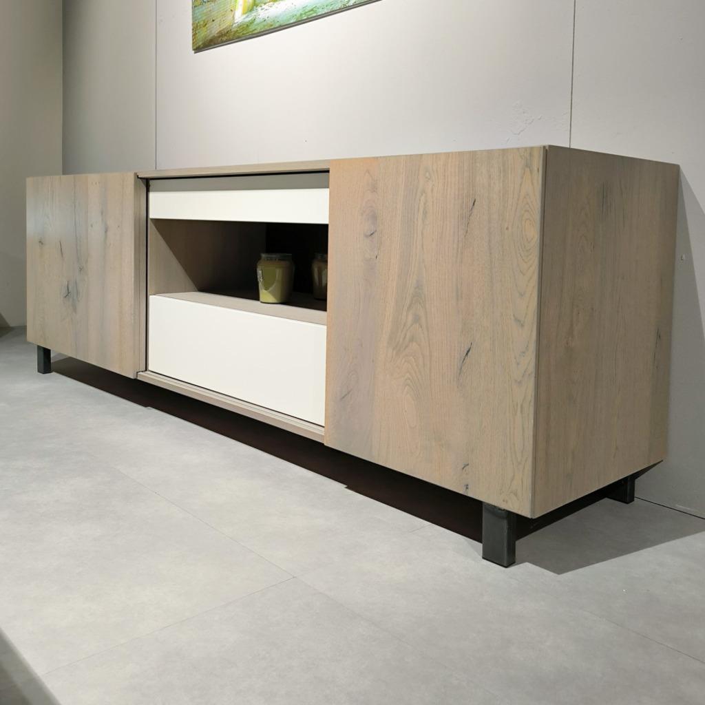 Inhouse Dressoir Melton Hout 213 cm Breed, Ophalen, 200 cm of meer, 25 tot 50 cm, Nieuw