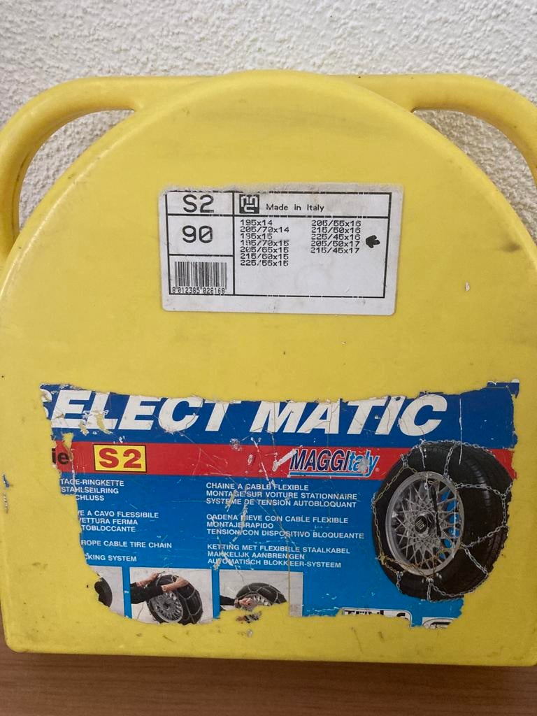 Sneeuwkettingen select matic S2 90, Ophalen, Zo goed als nieuw