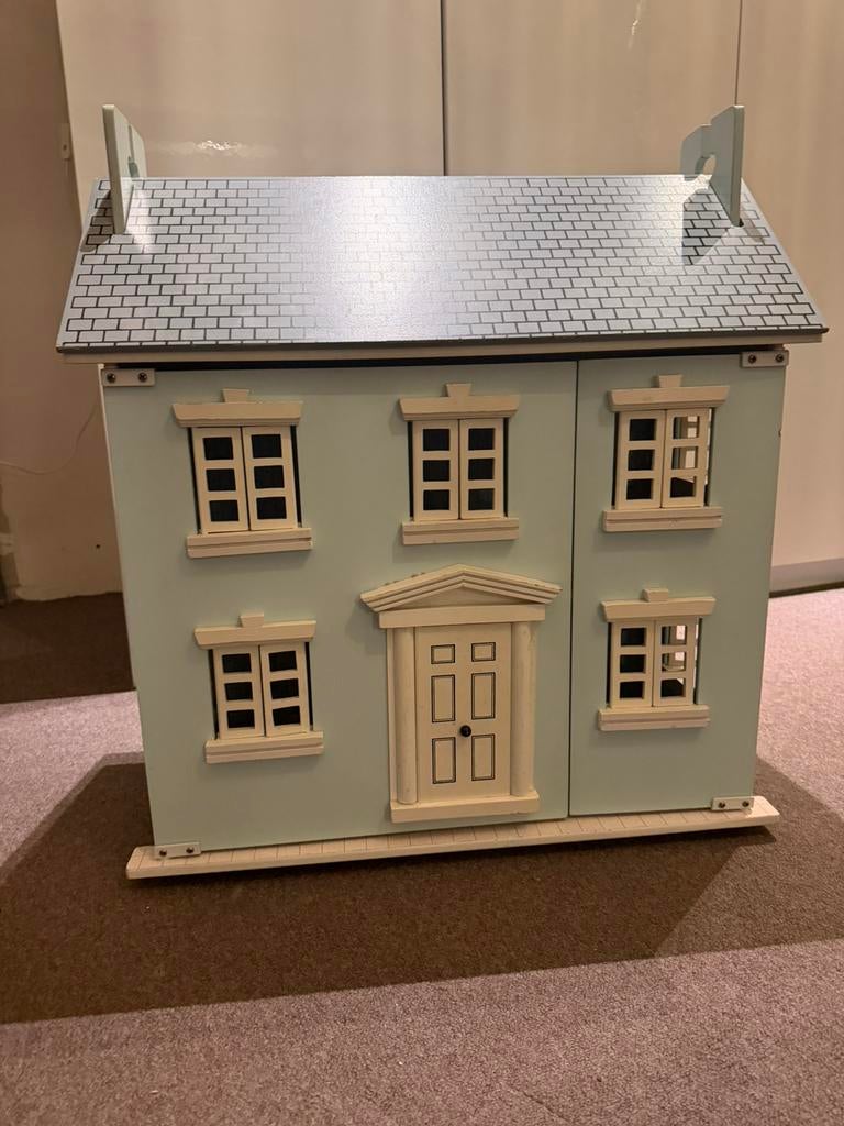 Poppenhuis, Verzamelen, Poppenhuizen en Toebehoren, Ophalen, Zo goed als nieuw, Poppenhuis