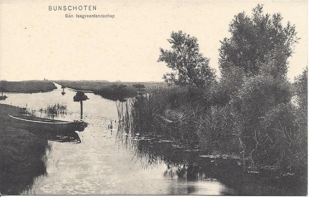 Bunschoten (Utr.) Een Laagveenlandschap, 1907, Ophalen of Verzenden, Voor 1920, Ongelopen, Utrecht