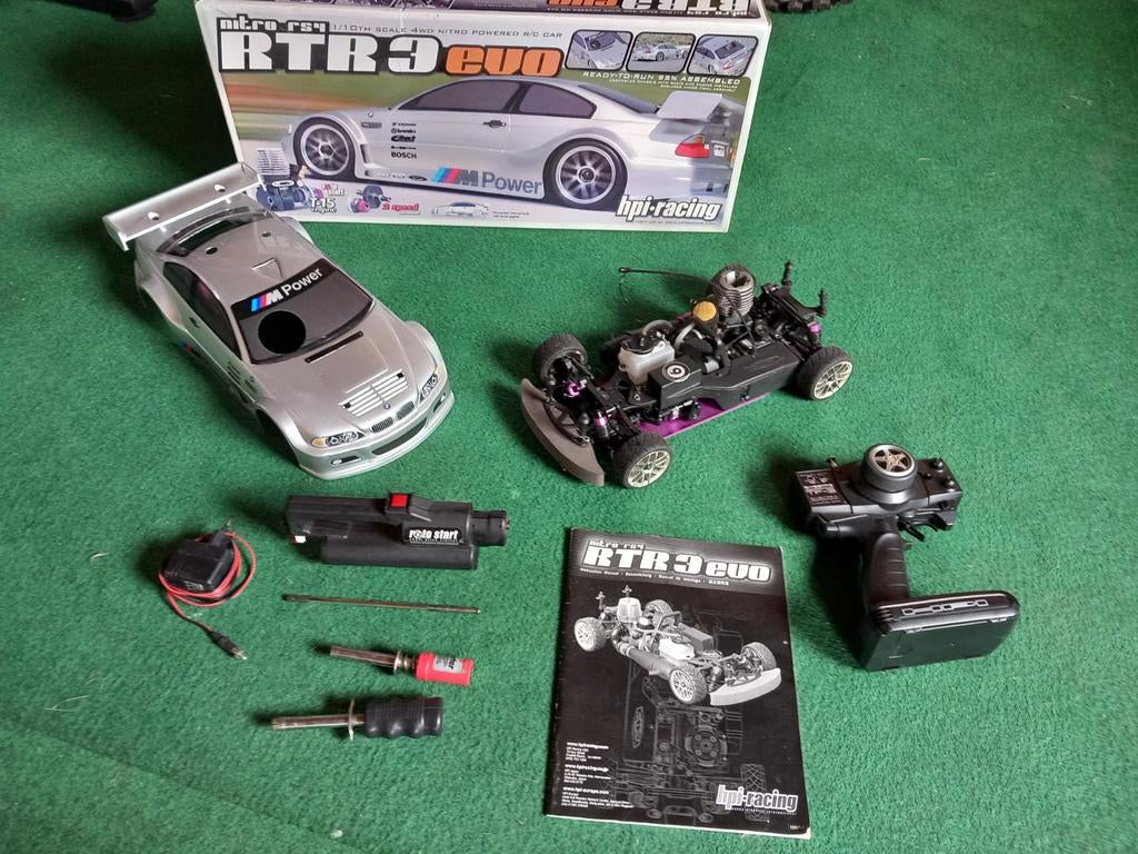 Hpi Nitro rs4 evo Bmw, Ophalen of Verzenden, Zo goed als nieuw, Nitro, Auto onroad