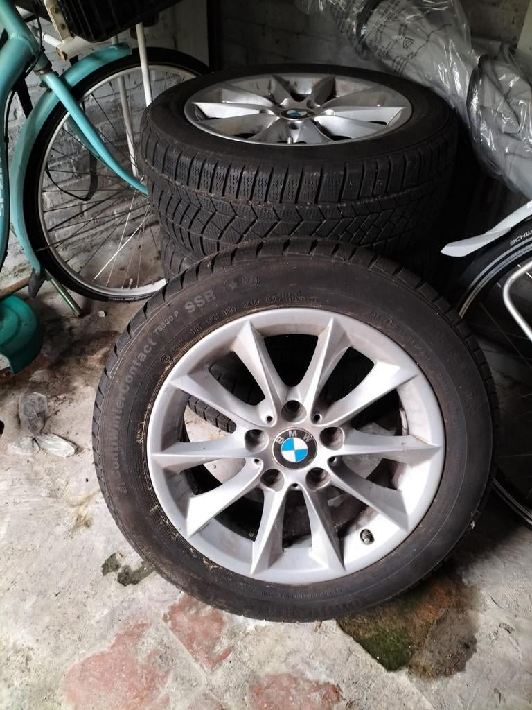 BMW Winterbanden 16 inch LM velgen, Auto-onderdelen, Gebruikt, 16 inch, Banden en Velgen, Personenwagen