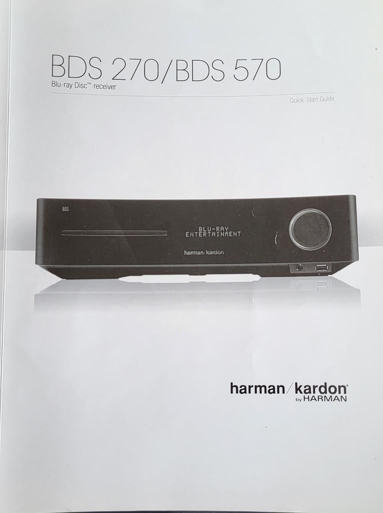 Harman Kardon BDS 270/BDS 570 Blu-ray Systeem, Audio, Tv en Foto, Home Cinema-sets, Ophalen, 2.1-systeem, Blu-ray-speler, Zo goed als nieuw