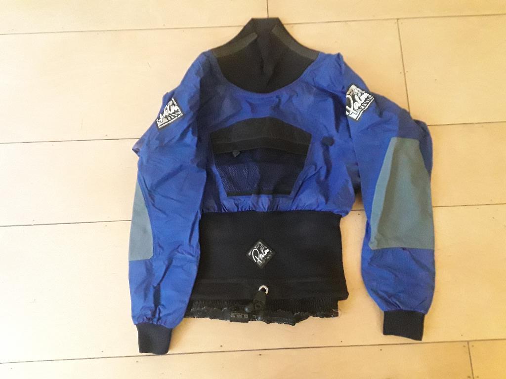 kajak anorak-white water-blauw-small/medium-palm, Blauw, Overige typen, Ophalen of Verzenden, Gedragen