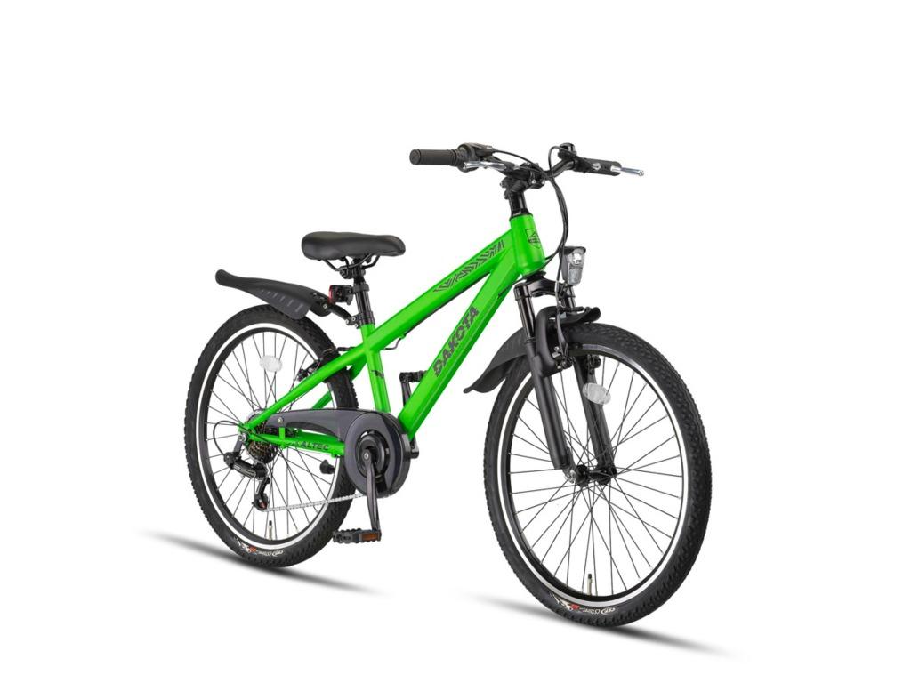 FIETSMASTER Dakota 24 inch MTB NEON Groen 7 SPEED OP=OP!, Fietsen en Brommers, Fietsen | Jongens, Altec, 24 inch, Versnellingen