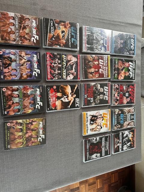 UFC dvd’s, Alle leeftijden, Vechtsport, Overige typen, Ophalen of Verzenden