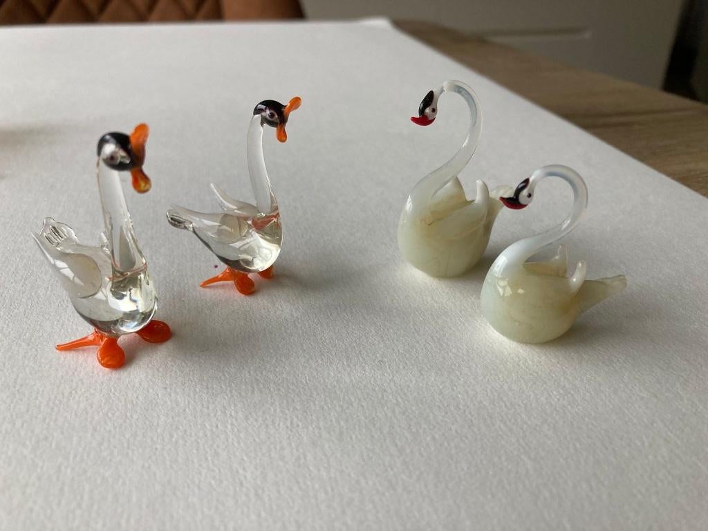 glazen miniaturen, Ophalen