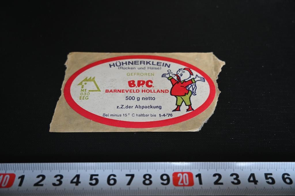 stickers Barneveld B.P.C. Holland Hühnerklein, Verzamelen, Stickers, Zo goed als nieuw, Ophalen