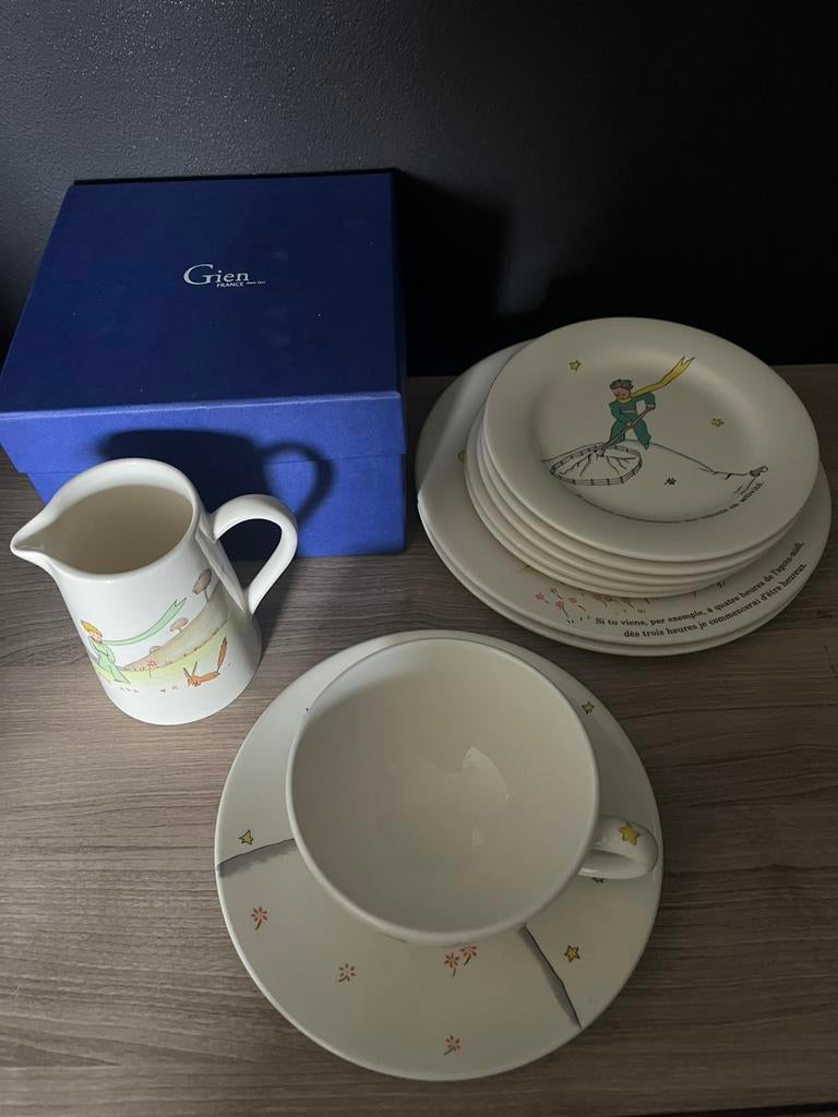 Zeldzame XL kop schotel faiencerie Gien Le Petit Prince, Antiek en Kunst, Curiosa en Brocante, Verzenden
